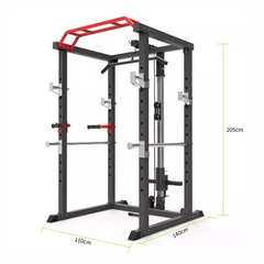 Power/Squat Rack with LAT/Pull Down and Cable pulley system