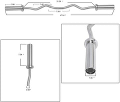 OLYMPIC BARS - Variety of sizes (7FT, 6FT, 5FT, 4FT)